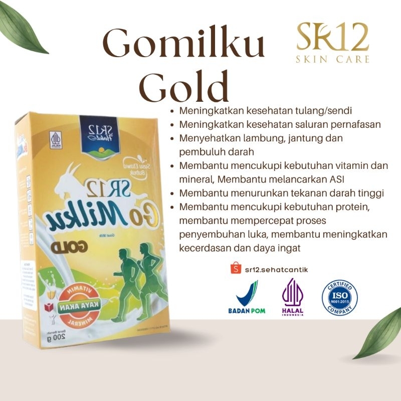 

Gomilku Gold susu kambing etawa rendah lemak tinggi kalsium