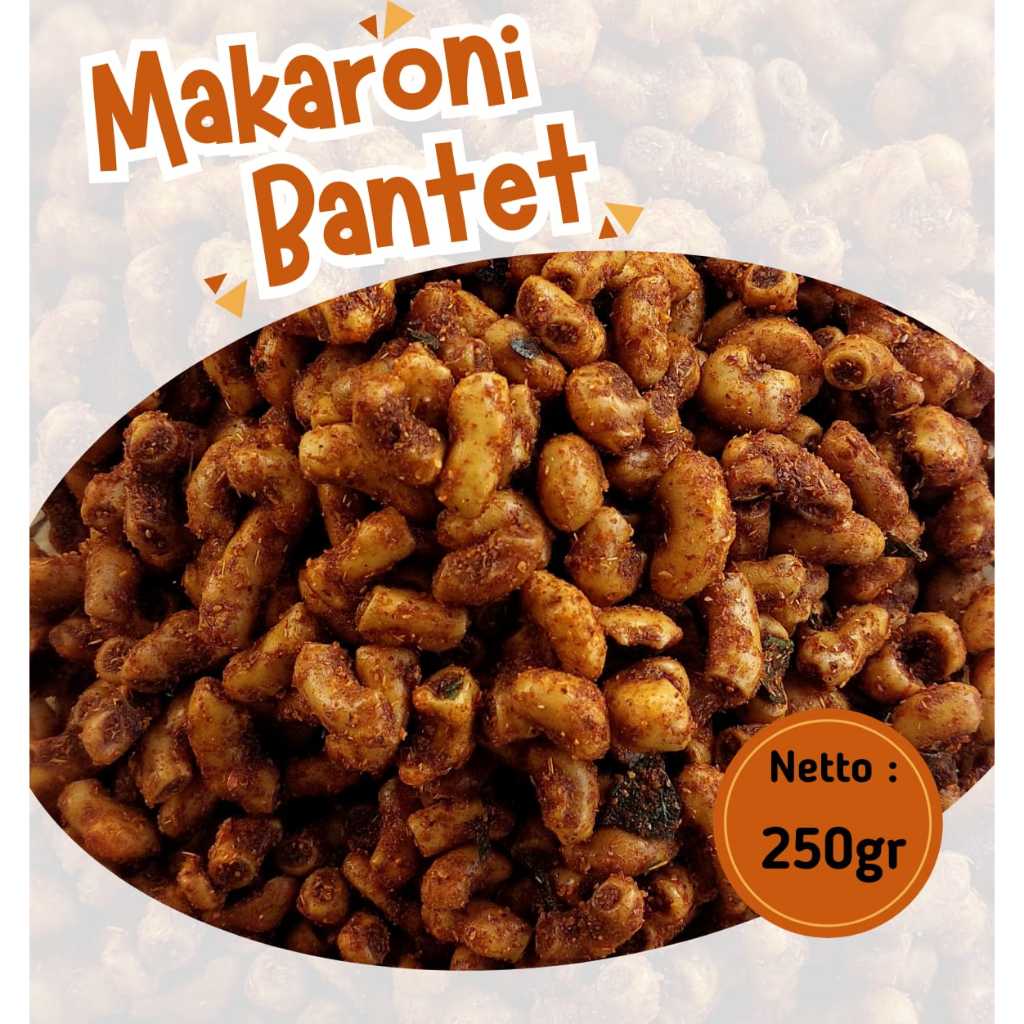 

MAKARONI BANTET (250 GRAM) TASIKMALAYA LOCALLADA SNACK - MAKARONI BANTET PEDAS ORI EXSTRA PEDAS