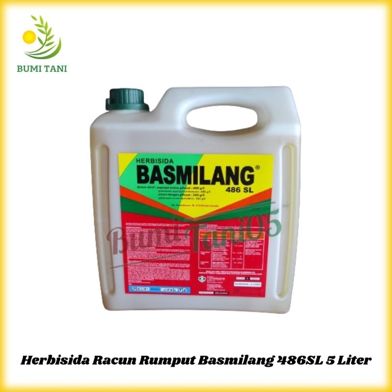 Herbisida Racun Rumput Basmilang 486SL 5 Liter
