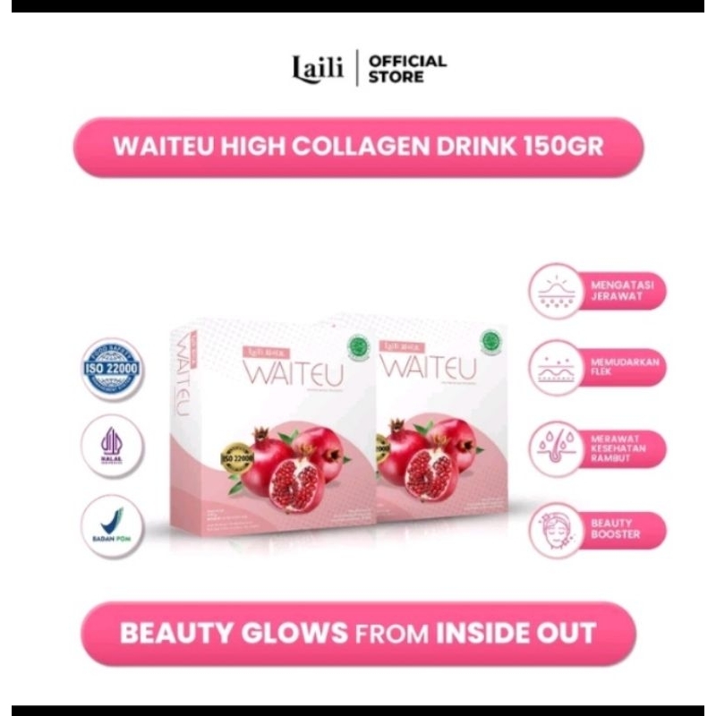 Laili Waiteu High Collagen Drink Premium Collagen Paket 2 Box