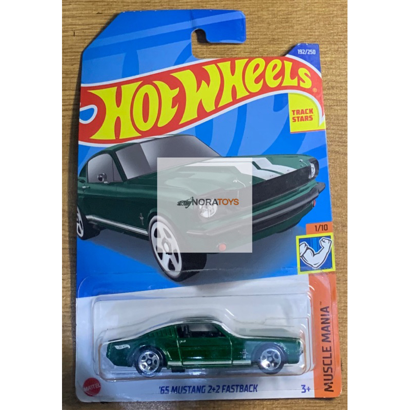 Hot wheels 65 mustang 2+2 fastback