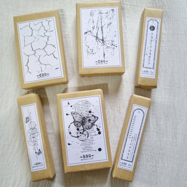 

Witheartcraft Wood Stamps for Journaling Scrapbooking Special Edition 1 ART C8G9