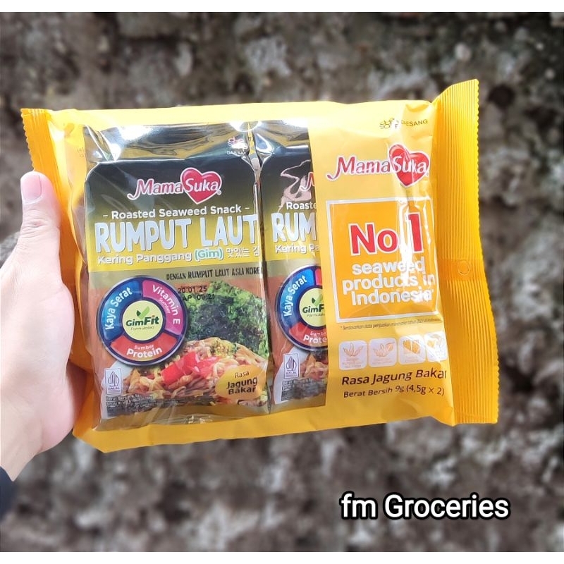 

Mama Suka rumput laut isi 2 pack