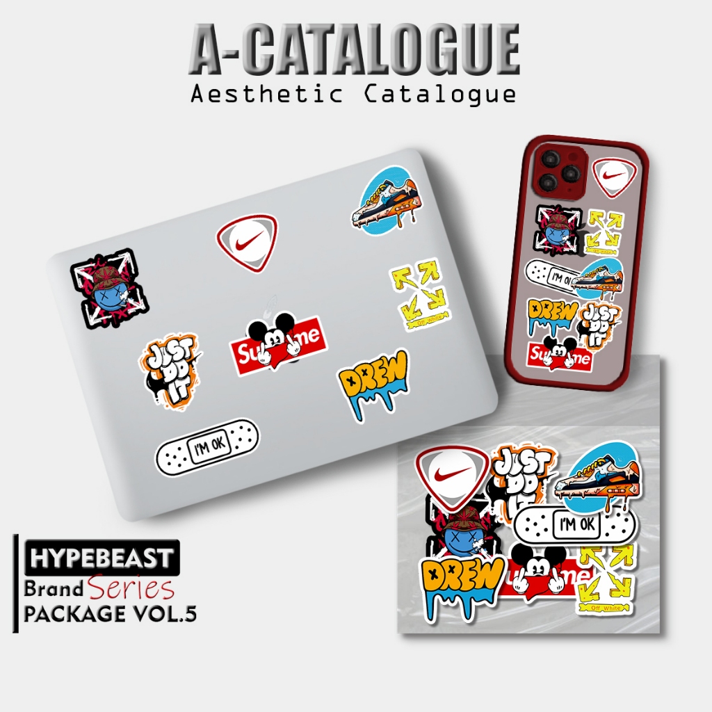 

STICKER CASE HANDPHONE LAPTOP TUMBLR BUJO AESTHETIC HYPEBEAST SNEAKERS SKATEBOARD || HYPEBEAST VOL.5