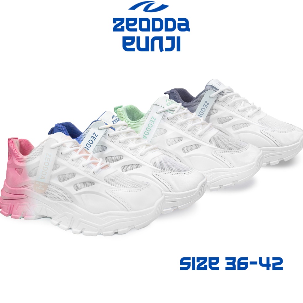 Terbaru Zeodda Free Kotak Eunji Sepatu Sneakers Wanita Casual Korea Style 133