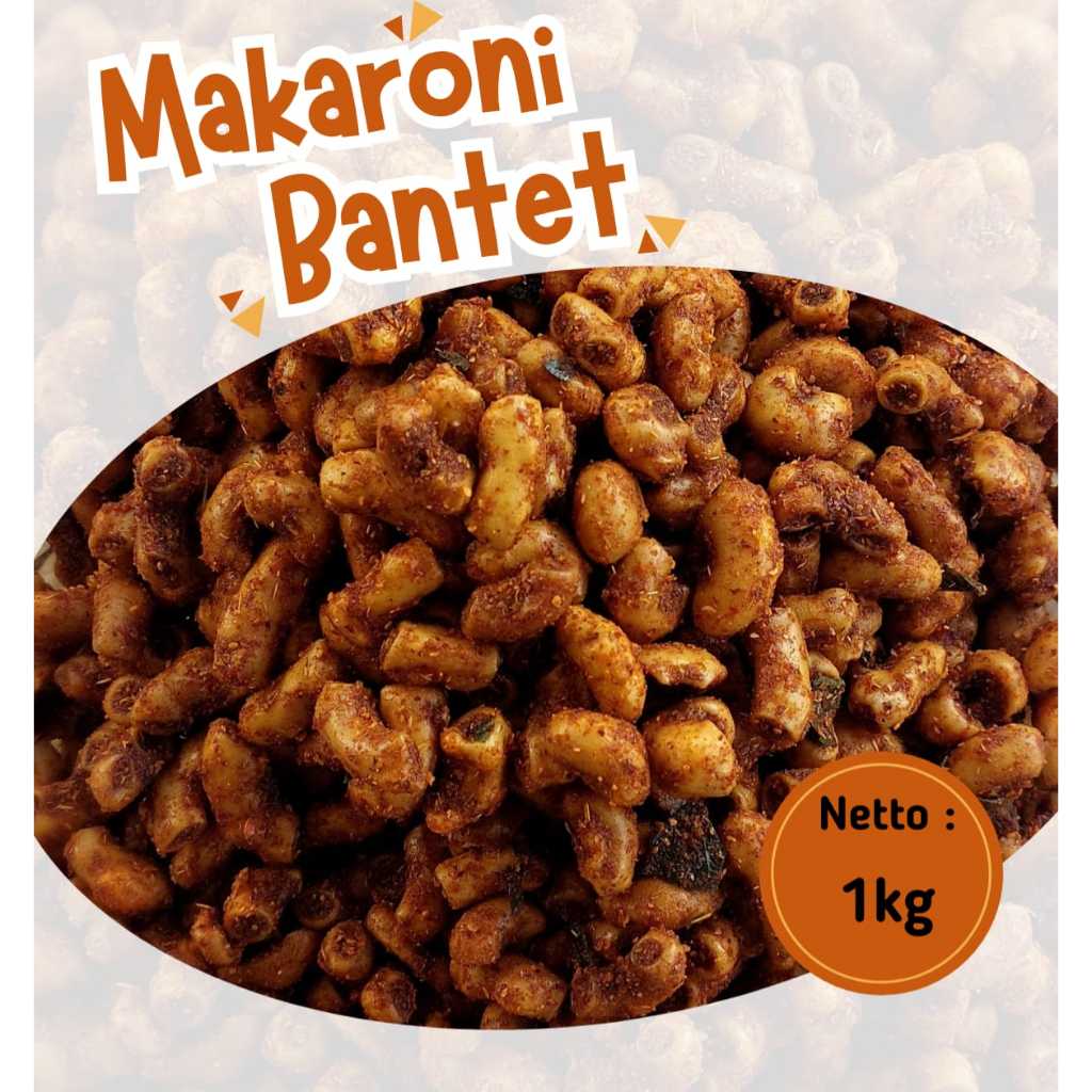 

MAKARONI BANTET (1 KG) TASIKMALAYA LOCALLADA SNACK - MAKARONI BANTET PEDAS ORI EXSTRA PEDAS