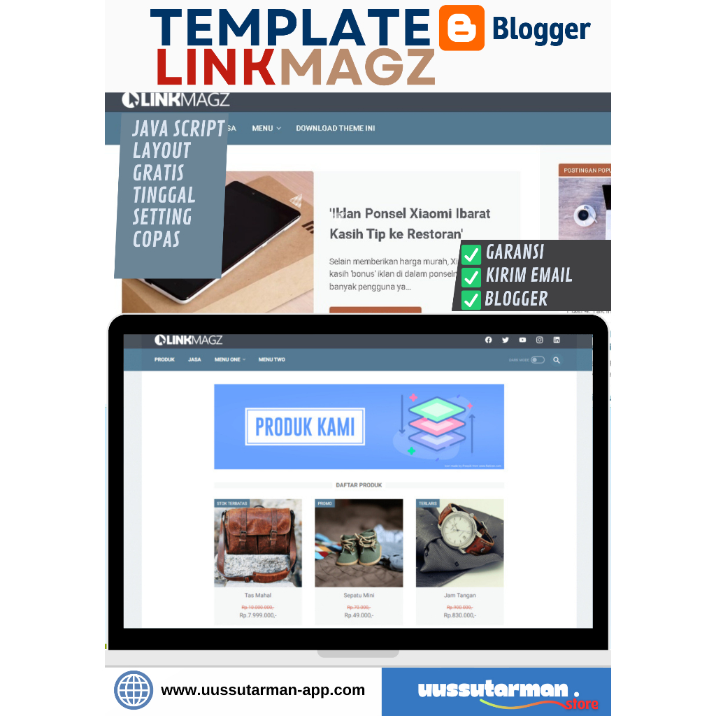 Template Blogger - LinkMagz