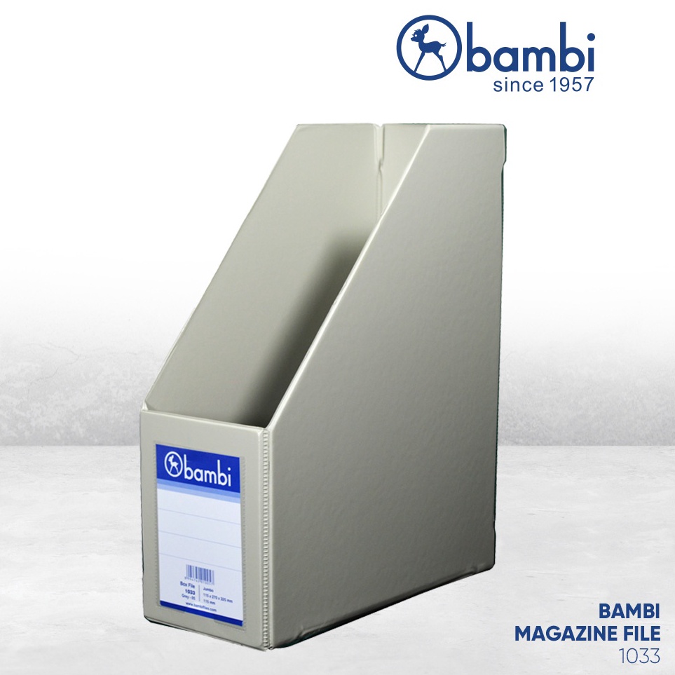 

Bambi Box File Magazine JUMBO SIZE 115 cm Special Colour Grey Box Arsip Box Storage Box Dokumen kode 133 ART N8X3
