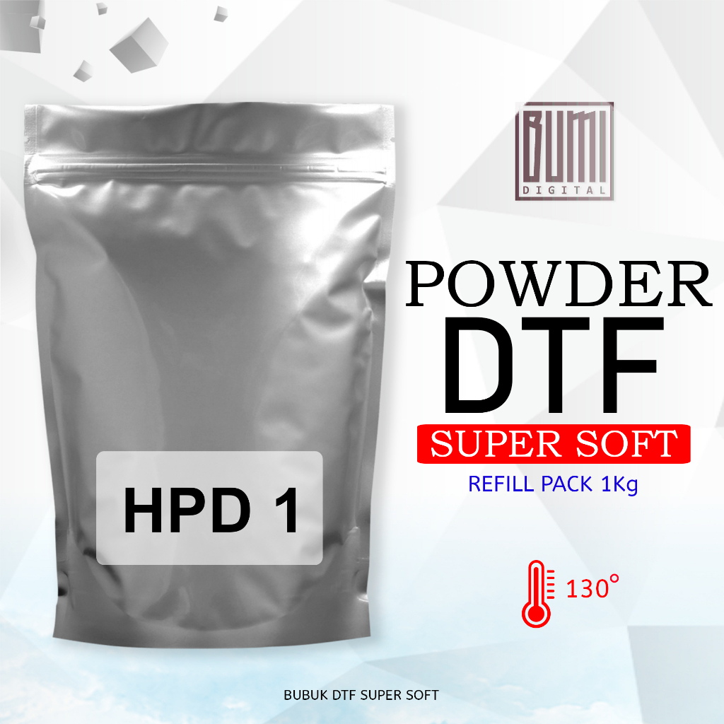 

POWDER DTF SUPER SOFT / BUBUK DTF IMPOR PREMIUM