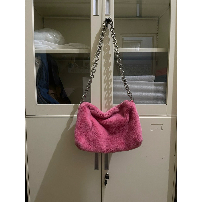 bershka Preloved fuschia // sling bag