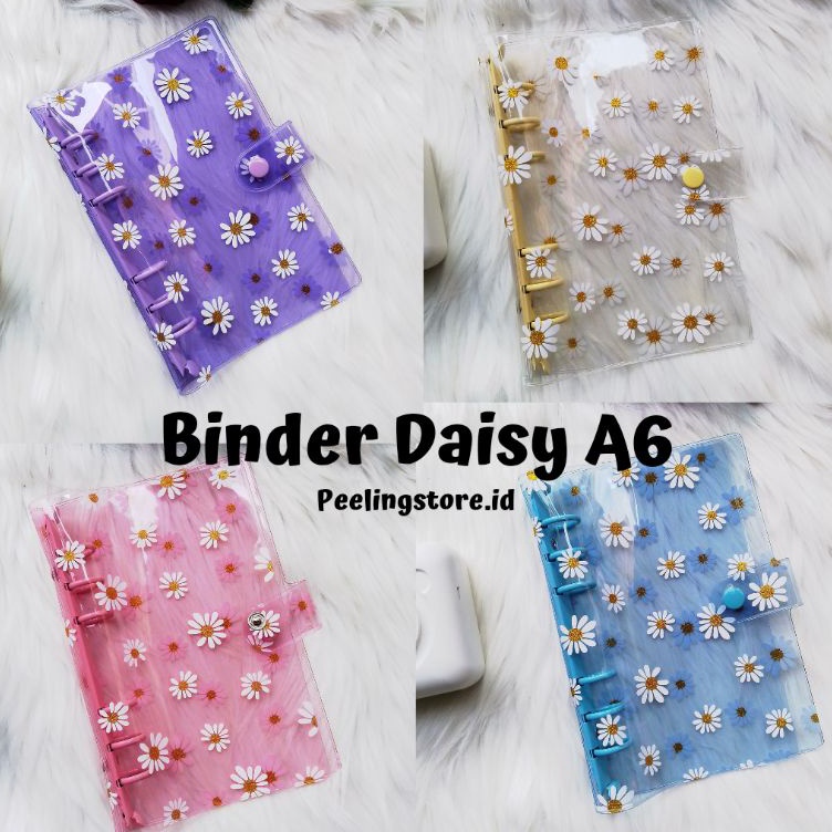 

BINDER TRANSPARANT DAISY A6 6RING ART N6D4