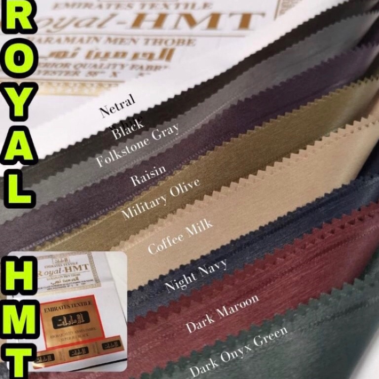 ART U52B Kain Jubah ikhwan Royal Hmt  Haramain Men Thobe Al Asill Sultan