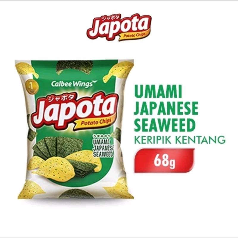 

Japota Keripik Kentang Umami Japanese Seaweed 68gr