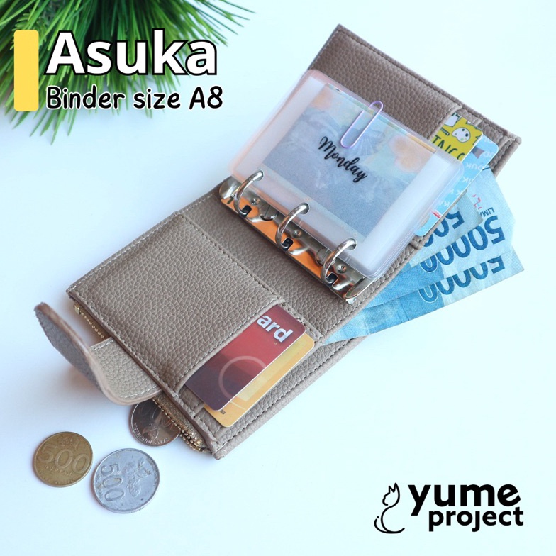 

ASUKA A8 seri dompet binder mini by yume project ART V3T7