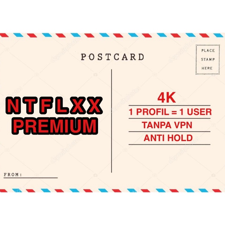 

Postcard Motif NETFLXX premium ART K5E2