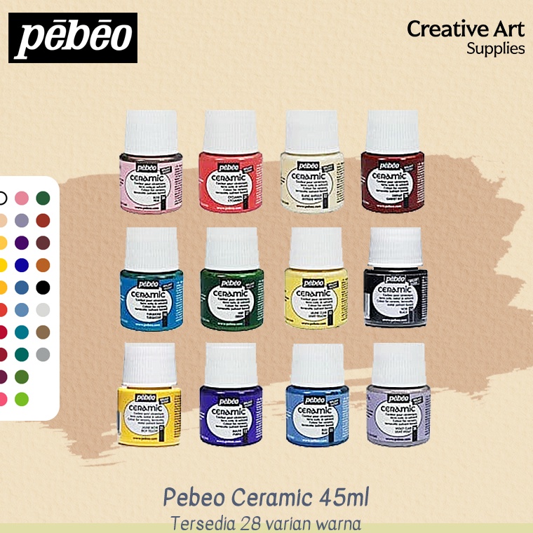 

Pebeo Ceramic 45ml Cat Multi Surface keramikterracota dan porcelain ART K9W3