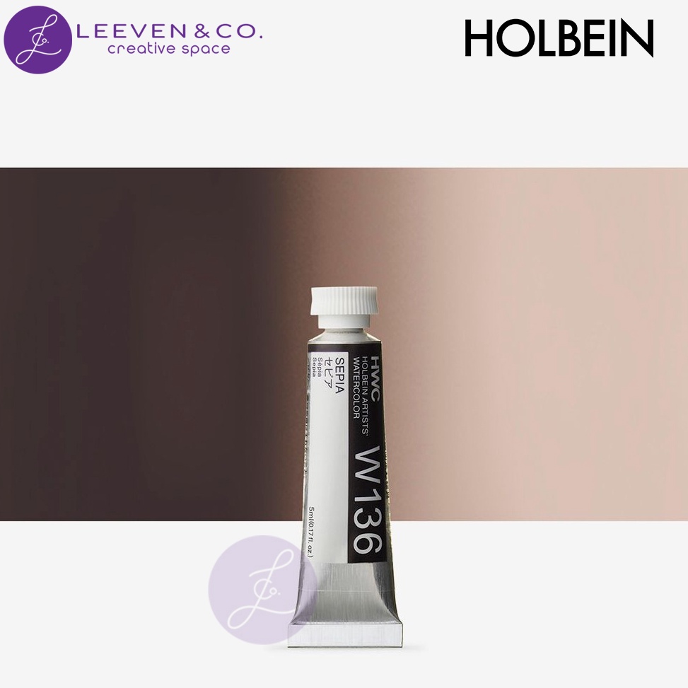 

HOLBEIN ARTIST WATERCOLOR TUBE 5ML BROWN GRAY BLACK SERIES A ART X4L4