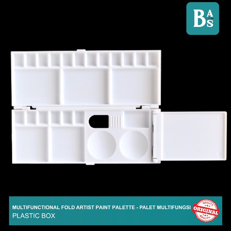 

Multifunctional Portable Fold Artist Paint Palette Palet Multifungsi Lipat 1 Original Peralatan Melukis Terlaris dari BAS Bali Art Supplies Jakarta ART R8D5