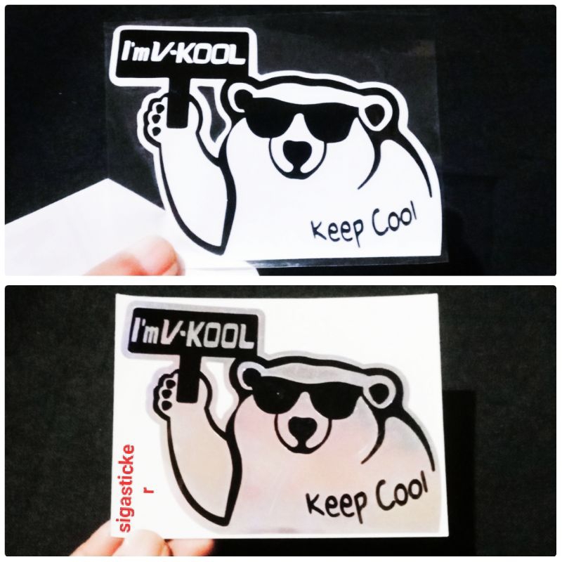 

STICKER Im V-Kool KEEP COOL STIKER MOBIL