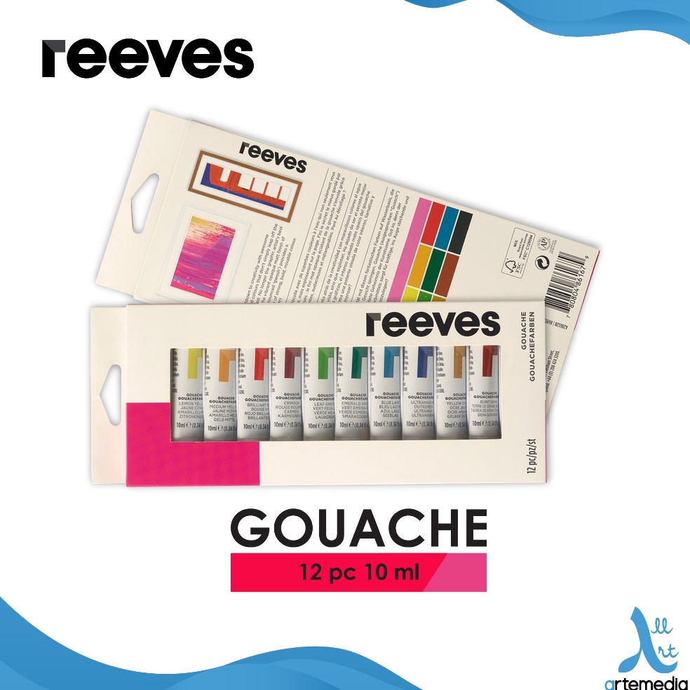 

Cat Guas Reeves Gouache Color Paint Tube Set ART K8S7