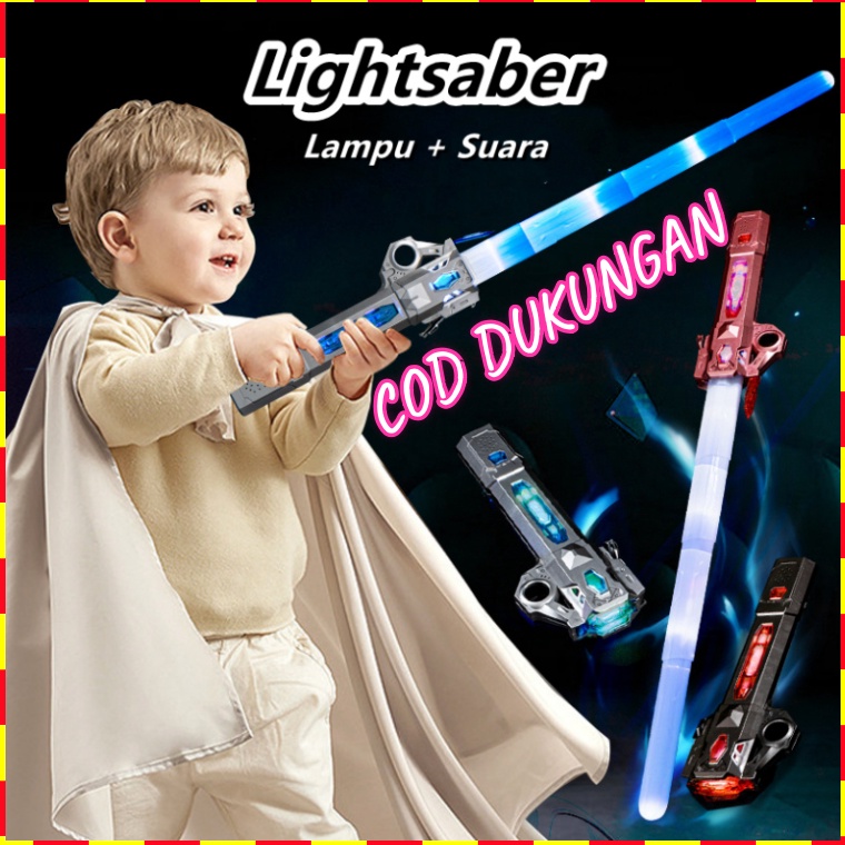 ART S93X BISA CODStar Wars Mainan Laser Lightsaber Cosplay Pedang Cosplay Mainan Anakanak 7 Warna La