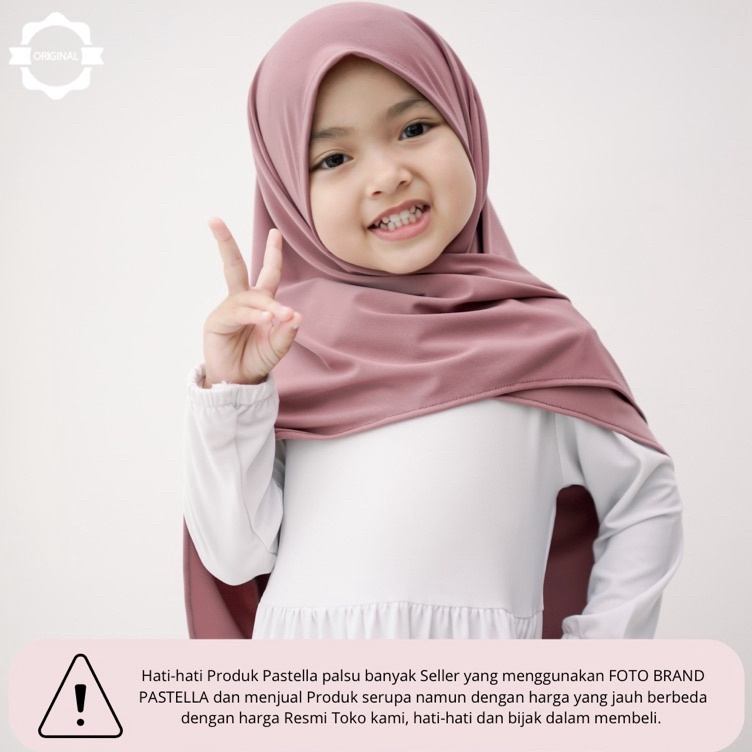 ART K53Q Pastella  Camila Instant 35 Tahun Hijab Pashtan Anak Bahan Jersey