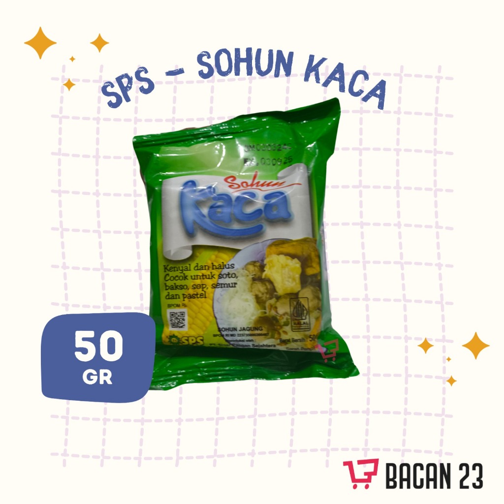 

Sohun Kaca - Bihun Instan (50 Gr) / Mie Bihun / Sohun Putih / Mie Halus