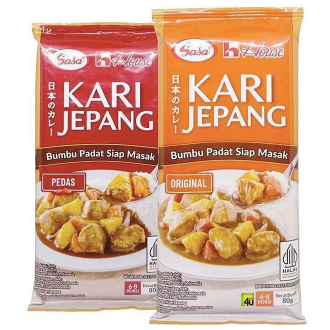 Bumbu Kari Jepang HOUSE KARI 80gram Kemasan Instan
