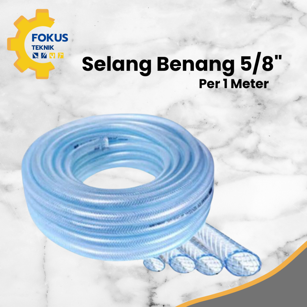 Selang Benang / Selang Air / Selang Anti Lumut 5/8 Inch 5/8" ( Per 1 Meter )