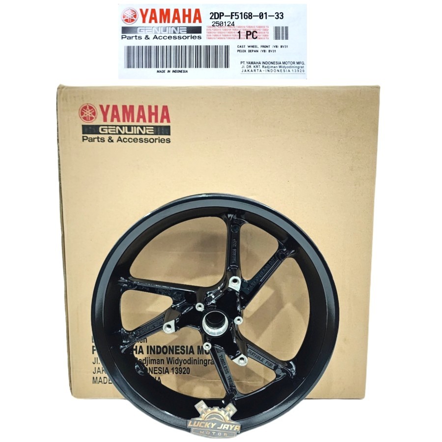 Pelek Vleg Velg Racing Depan Nmax N-Max 155 Lama Old Black Hitam Original 2DP-F5168-01-33