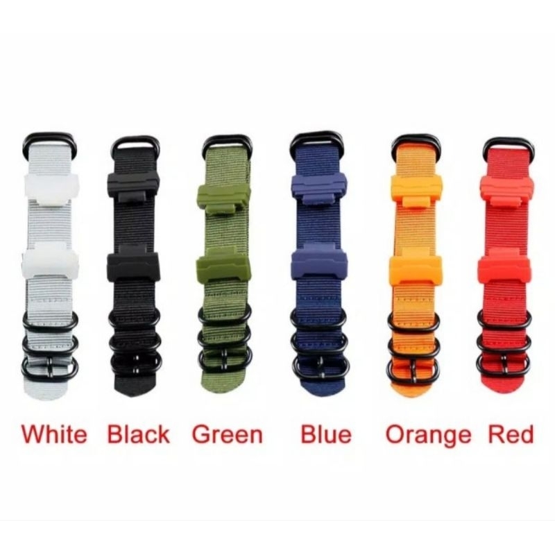 Tali strap jam tangan Casio G-shock adapter dw5600 dw 5600 6900 ga100 ga110 ga 100 110 zulu pvd nato