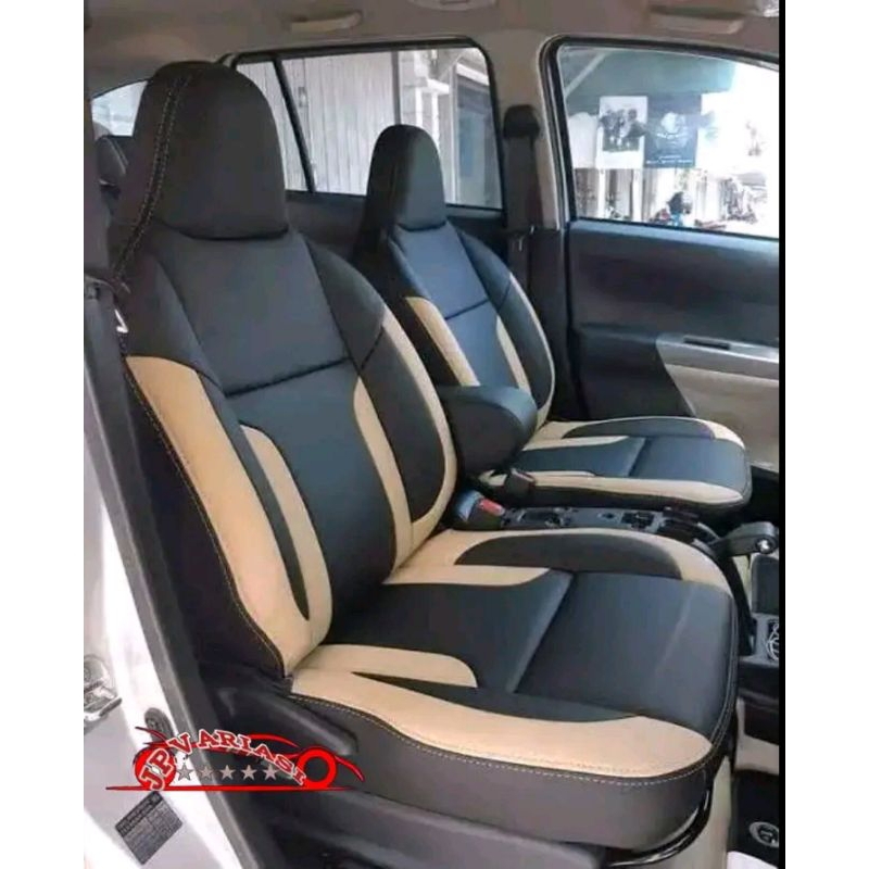 Sarung jok mobil Agya Ayla 2013-2014-2015 full set 2 baris
