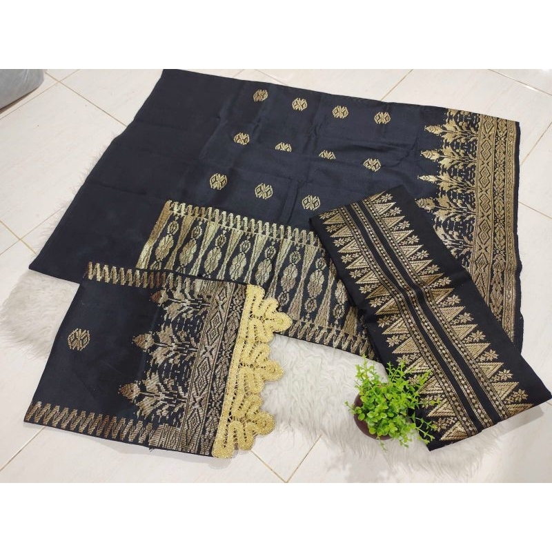 songket selendang dan baju songket silungkang