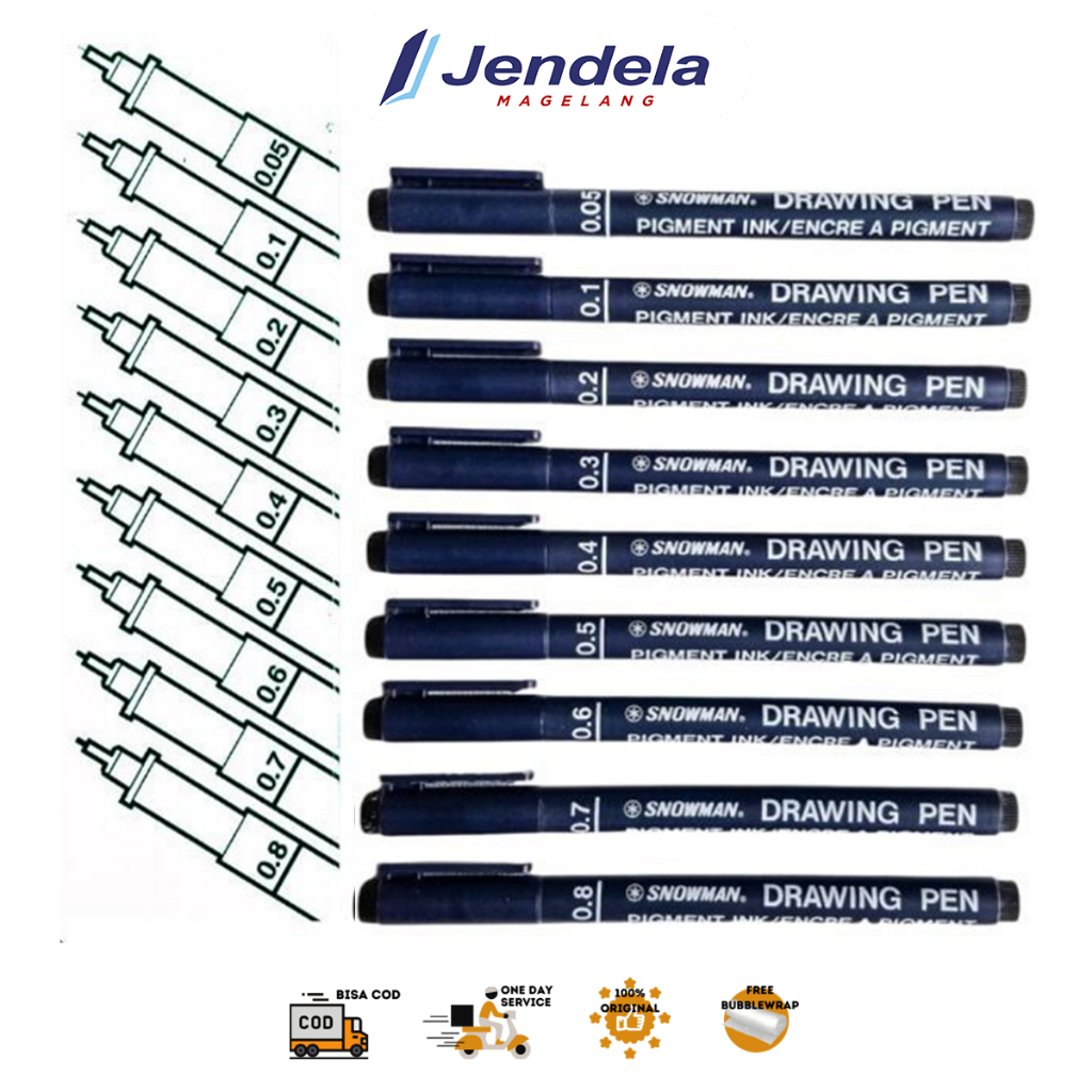 

Snowman Drawing Pen Calligraphy 1.0 2.0 3.0 Harga Satuan ATK