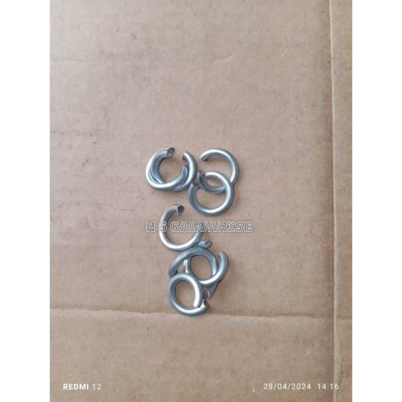 RING CINCIN PENGAIT KANDANG BESI KAWAT GALVANISE