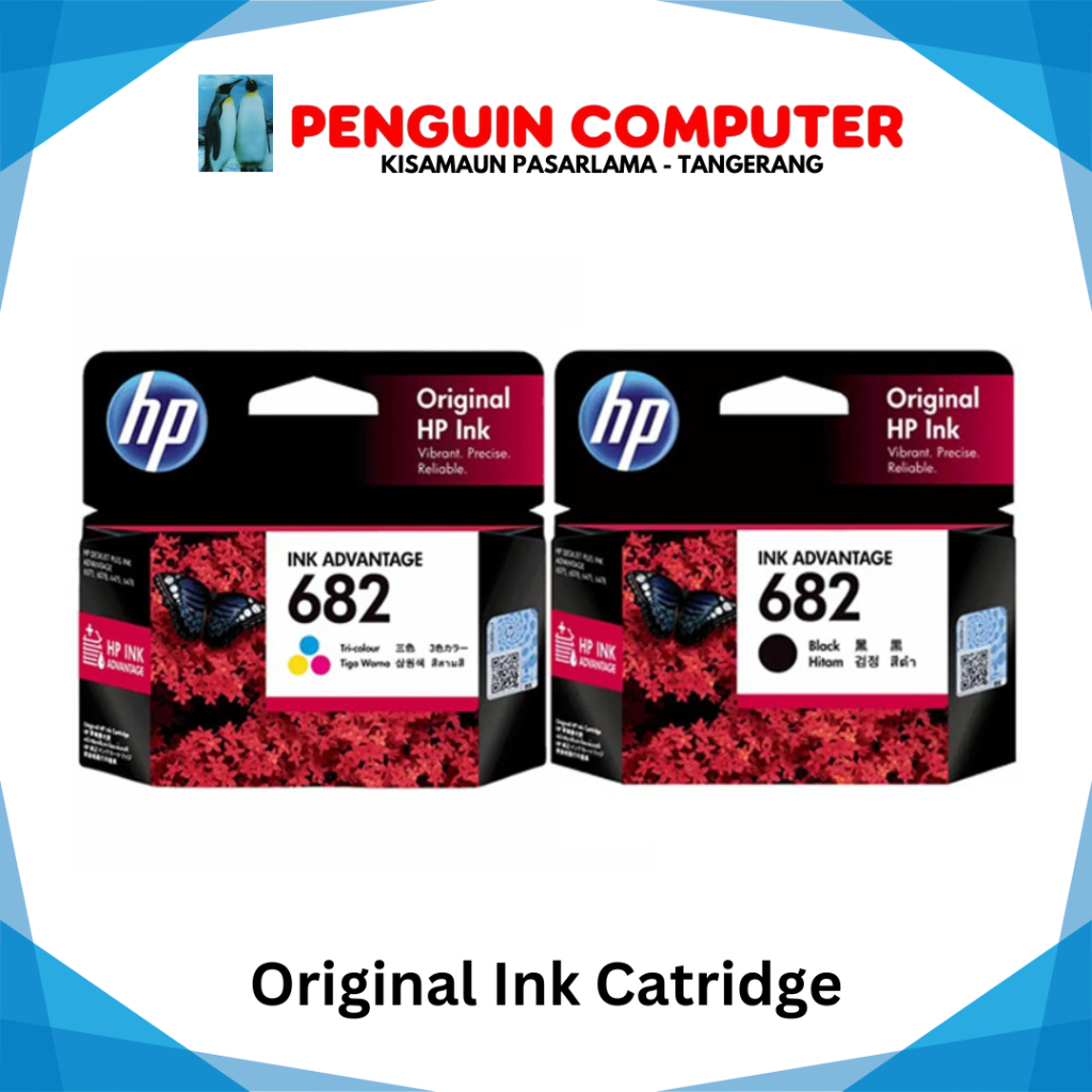 BLACK COLOR CARTRIDGE 682 TINTA PRINTER HP 2775 2776 2335 2336 2337