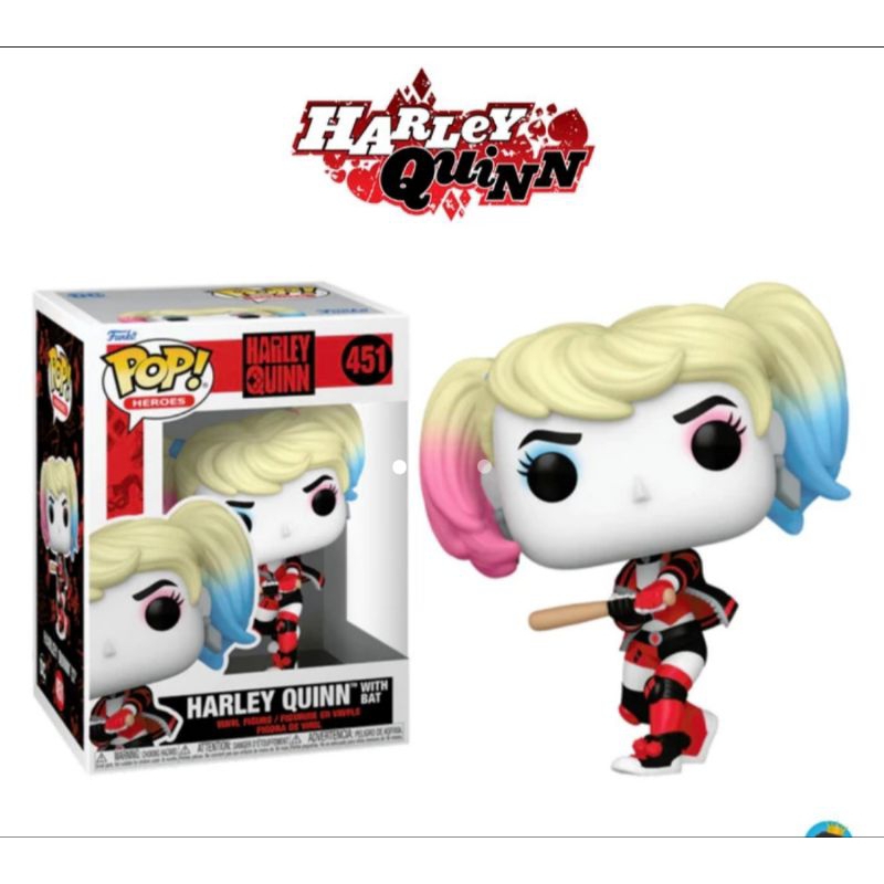 Funko POP Heroes Dc Harley Quinn - Harley Quinn with bat #451 ori