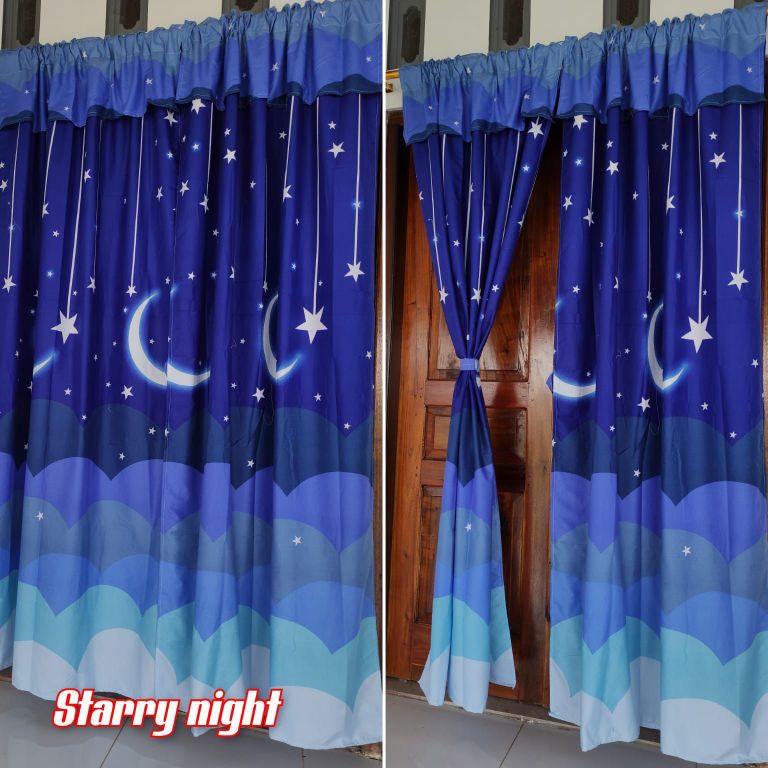 Sale Sekarang Gorden Serut Motif murah  Gorden pony pintu gorden serut motif korden murah gorden hom