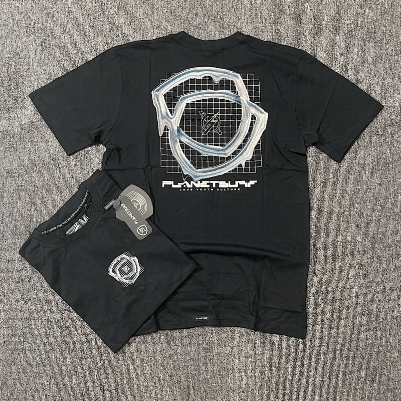 AMD 937 KAOS PLANET SURF KATUN HITAM PRIA HIGH QUALITY BIG SIZE JUMBO XXL XXXL