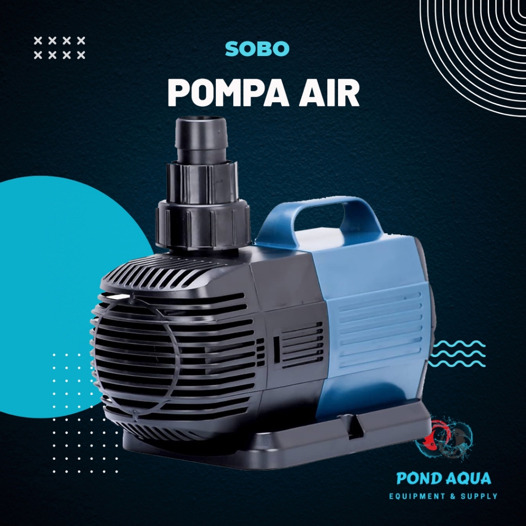 Pompa Air Kolam Celup 5000 LPH Sobo 30 Watt Water Pump Aquarium