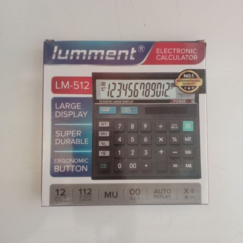 

KALKULATOR LUMMENT LM-512