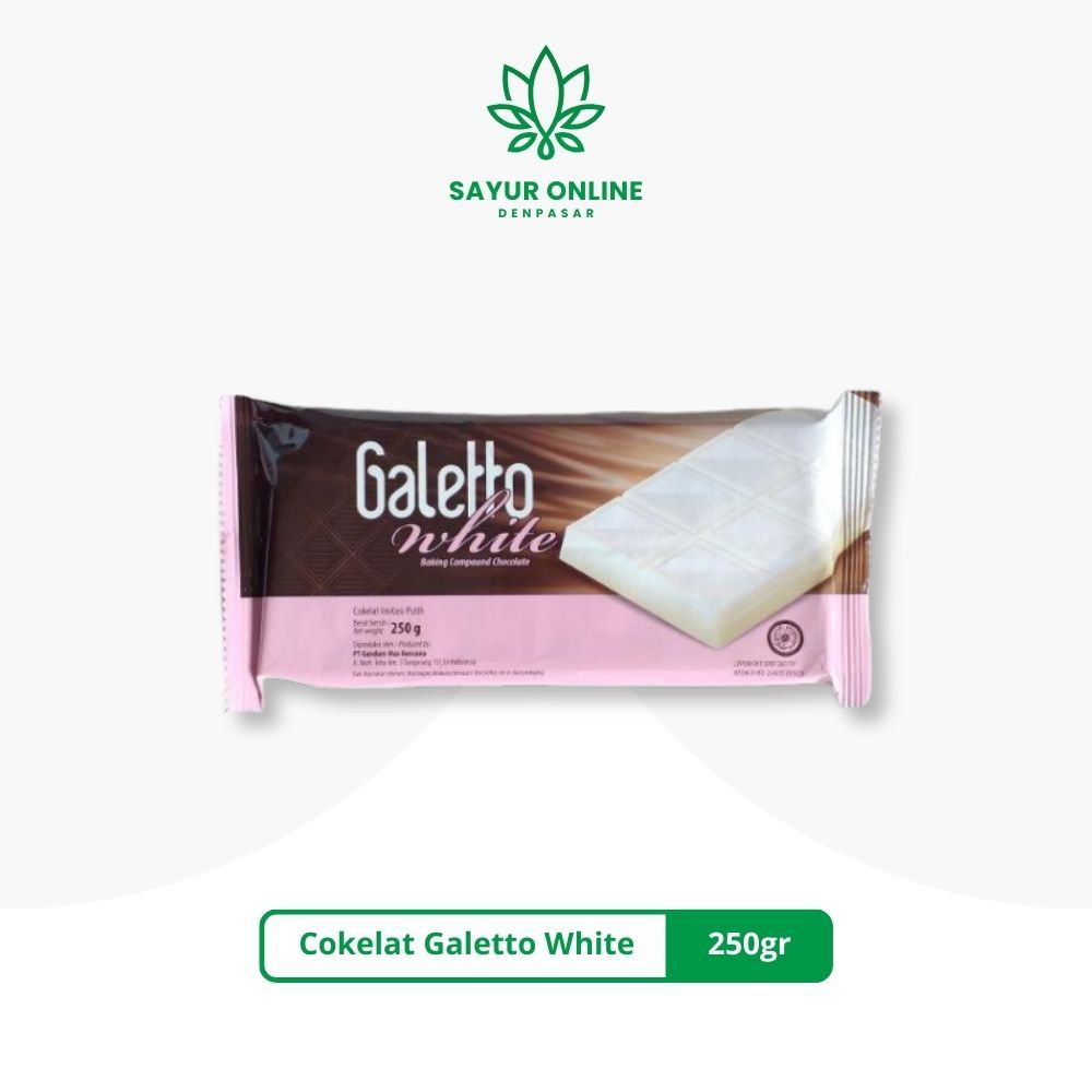 

Cokelat Batang Galetto White 250gr - Sayur Online Denpasar