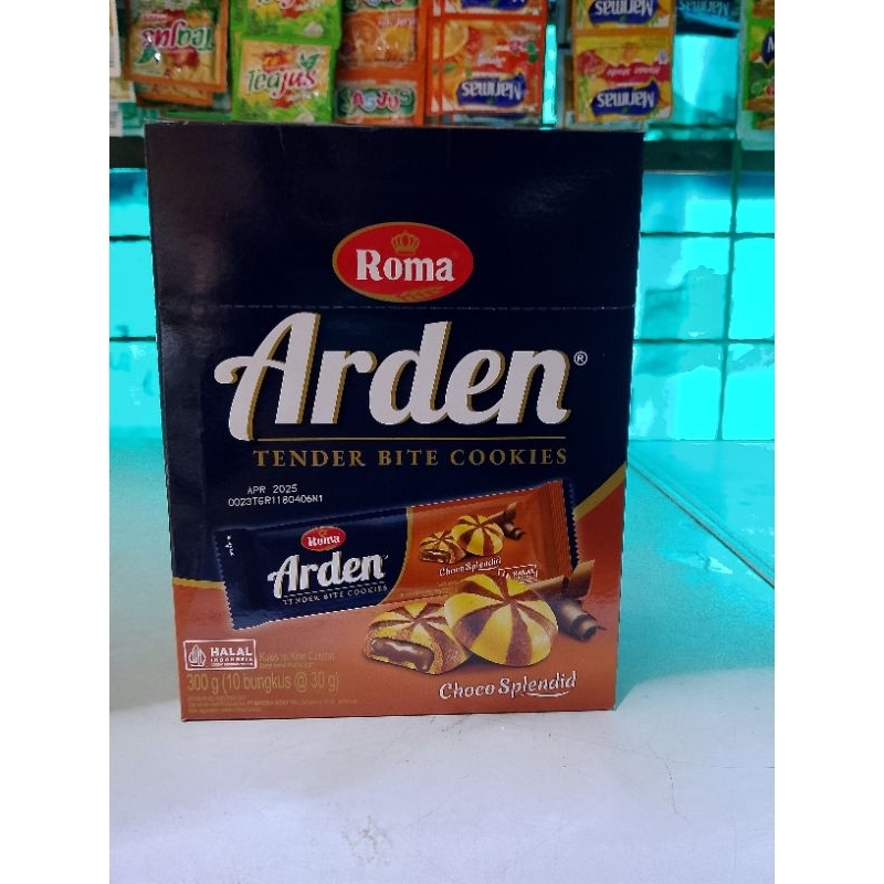 

Roma Arden Tender Bite Cookies 1 Box Isi 10 pcs