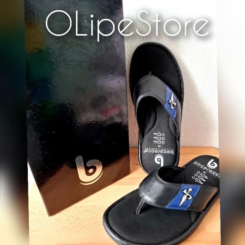 (Discount) Sandal Bocorocco U Bruno 04 Nero Pillow Concept Motif Pedang Size 42 (ORIGINAL)