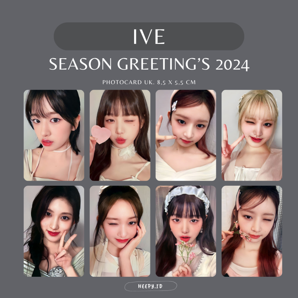 [IVE] UNOFFICIAL PHOTOCARD IVE SEASON GREETINGS 2024