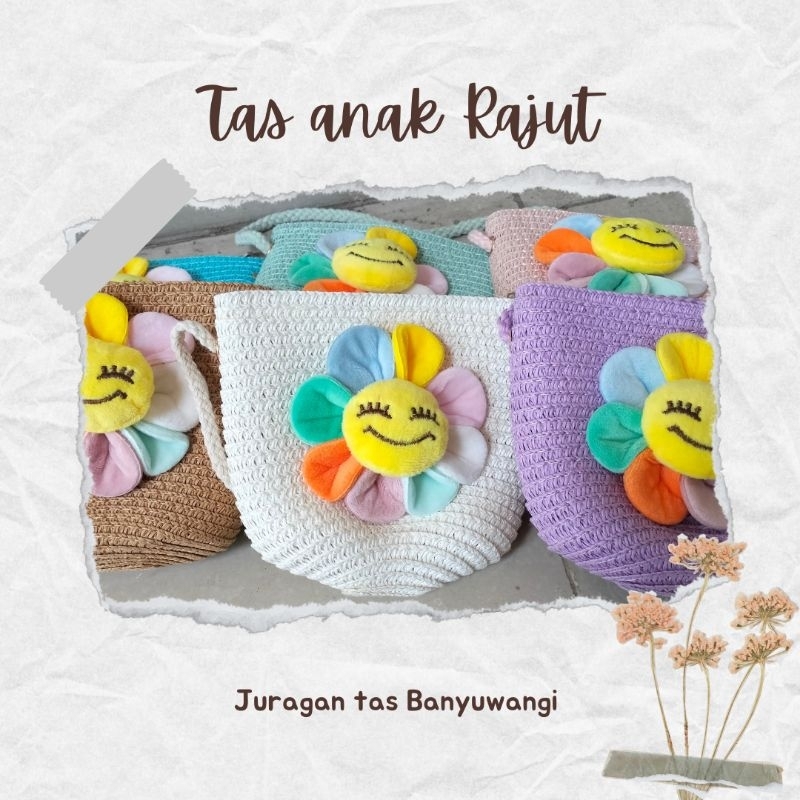 [JURAGAN TAS BANYUWANGI] TAS RAJUT ANAK LUCU OT TSI1559