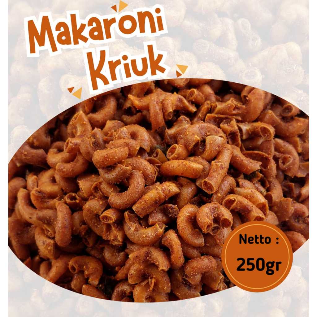 

MAKARONI KRIUK (250 G) TASIKMALAYA LOCALLADA SNACK - MAKARONI KRIUK PEDAS ORI EXSTRA PEDAS