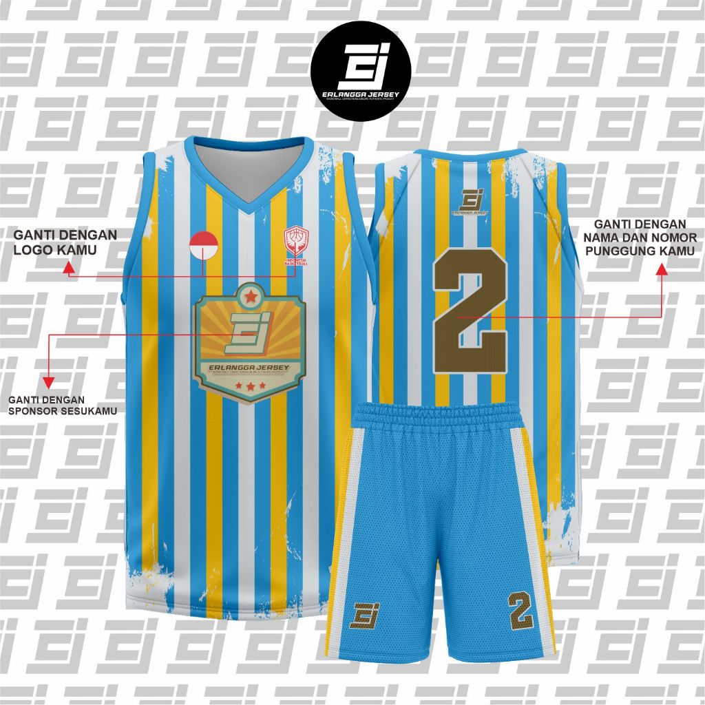 Custom jersey basket fullprint Gratis design jersey basket custom / Dewasa