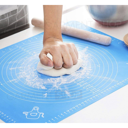 Alas Silikon / Alas Adonan / Silmat Uk 50 x 40 cm /HL0588 Alas Adonan Kue Silikon 40x50Cm Anti Lengk