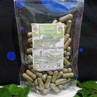 

KAPSUL HERBAL ASLI DAUN KEJI BELING KEMASAN POUCH ISI 100